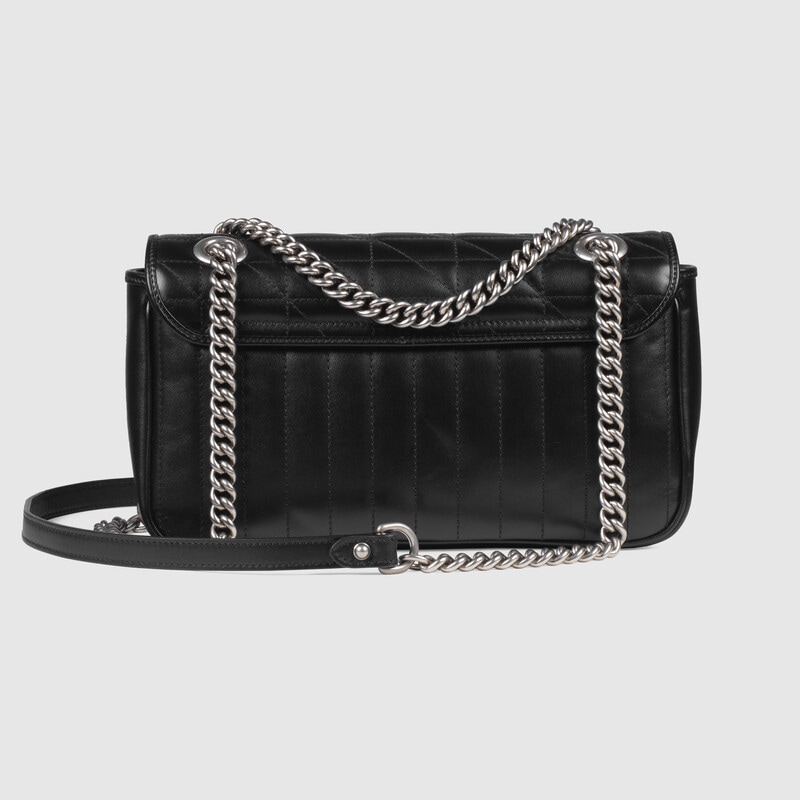 Gucci GG Marmont Small Matelasse Shoulder Bag 443497 Black